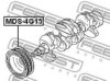 MITSUBISHI MD331249 Belt Pulley, crankshaft
